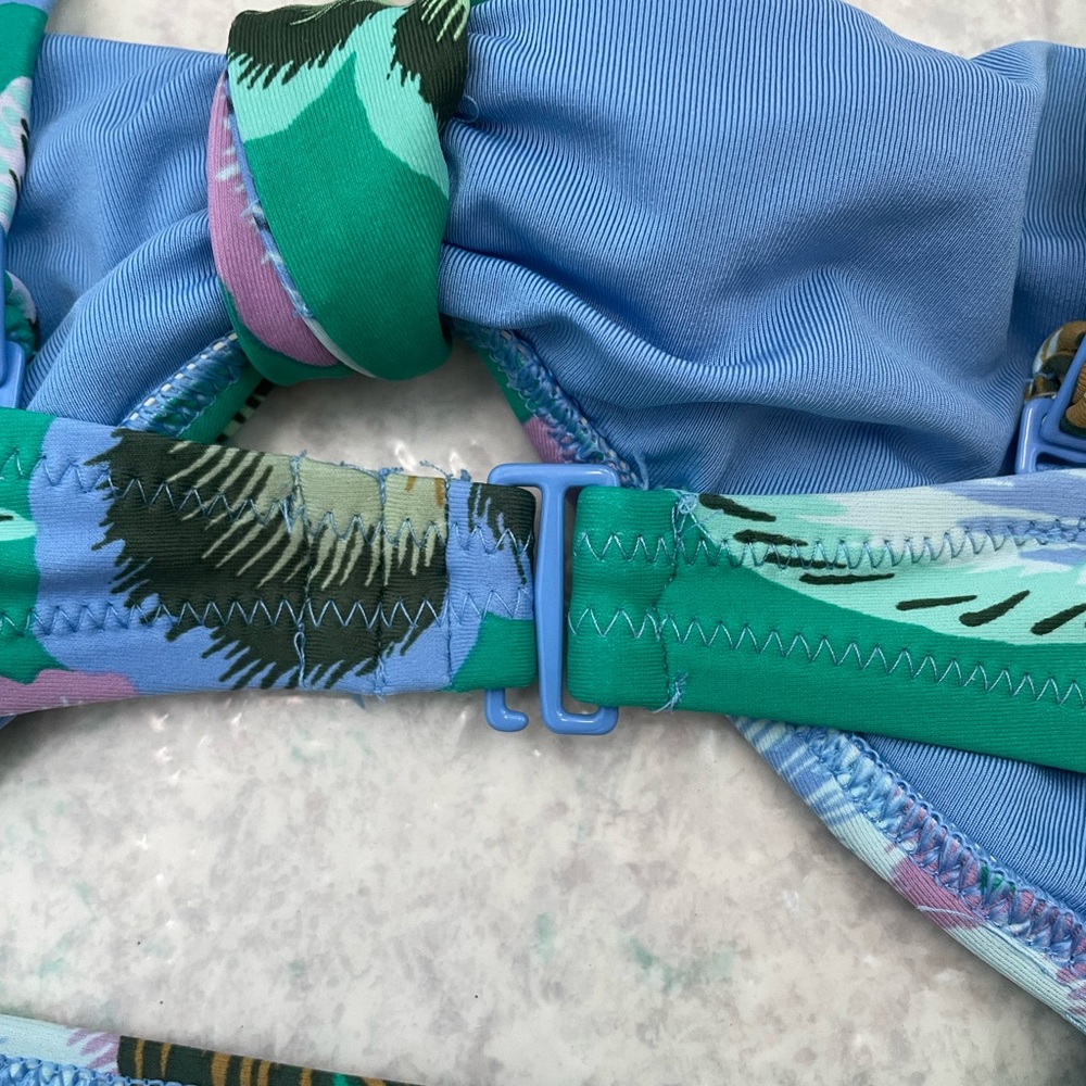 Aerie swimsuit one piece tie top floral flower‎ full coverage - Picture 4 of 6